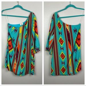 Coco Love | One Shoulder Funky Tunic Junior’s M